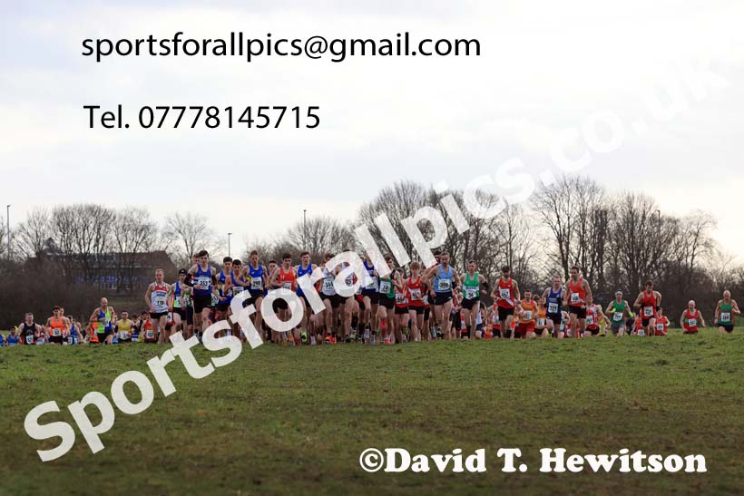 Senior Mens 2024 Northern Cross Country Champs., Sedgefield. Photo: David T. Hewitson/Sports for All Pics